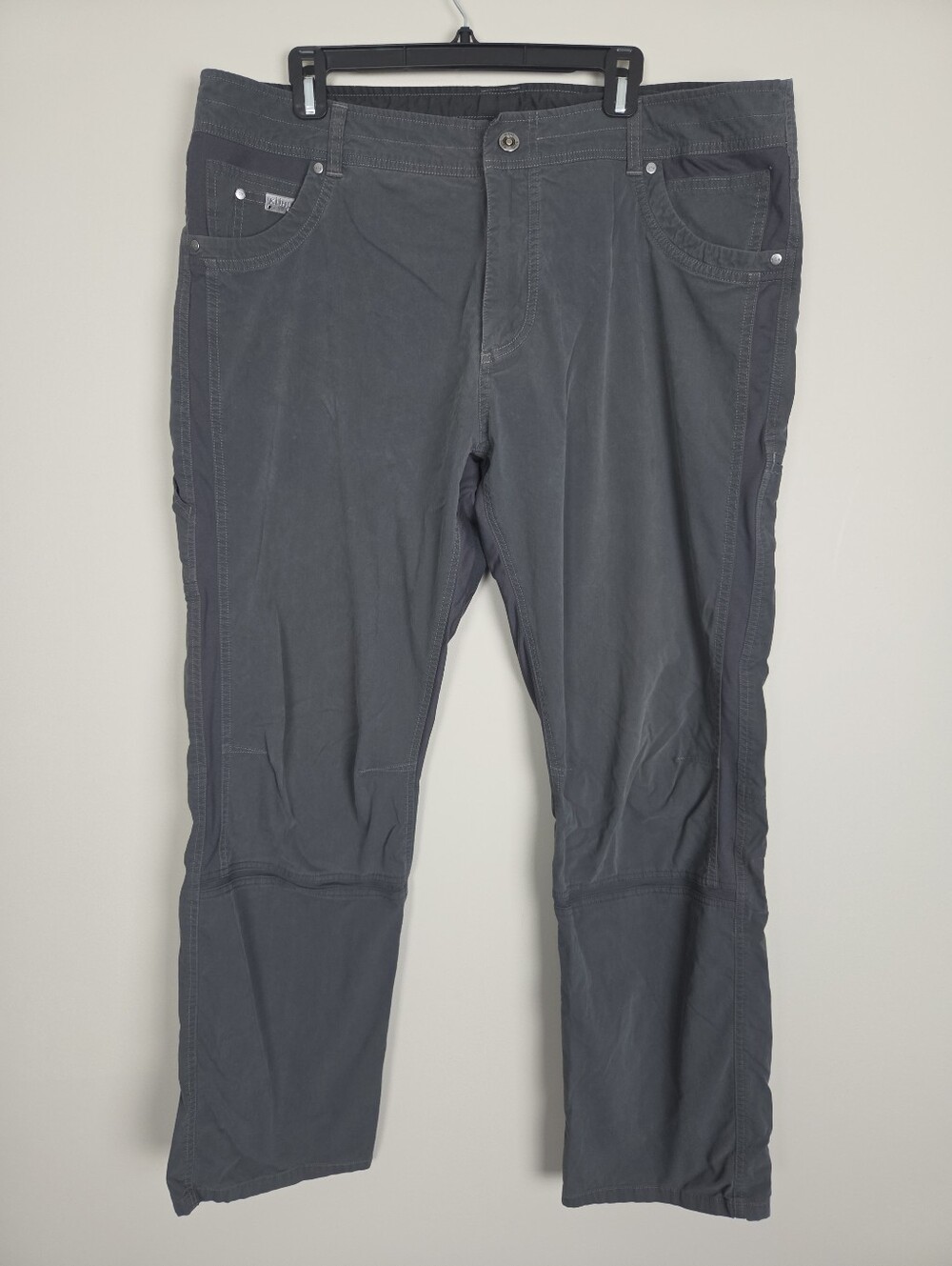 KÜHL Radikl Hiking Pants Men's Size 40x32 Gray Carbon Outdoor Utility Cargo